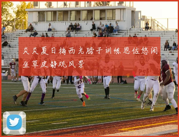 炎炎夏日梅西光膀子训练恩佐悠闲坐草皮静观风景